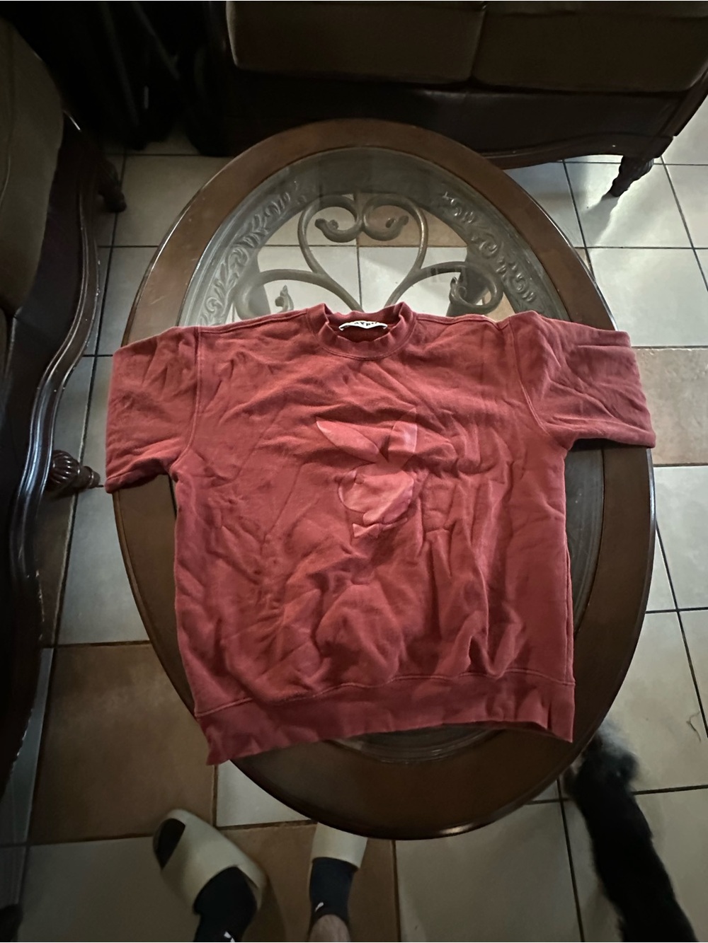 PLAYBOY Men's Crewneck Sweater in Rust